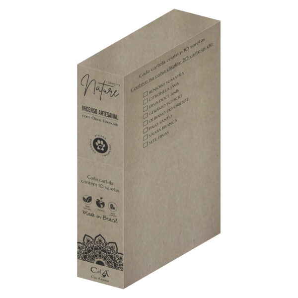 Display Nature Incenso Vareta Salvia Branca c/ 20 Cartelas - Image 2