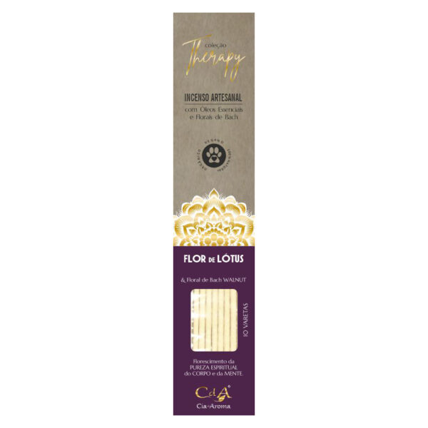 Therapy Incenso Vareta Flor de Lotus e Floral de Bach WALNUT