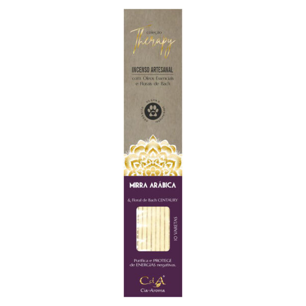 Therapy Incenso Vareta Mirra Arábica e Floral de Bach CENTAURY