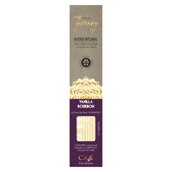 Therapy Incenso Vareta Vanilla Bourbon e Floral de Bach AGRIMONY